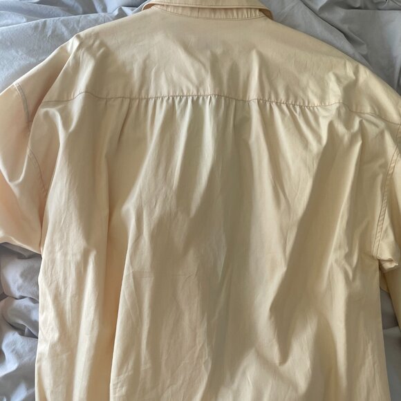 LEMAIRE Peach Twisted Midi Dress Size 38 - Picture 10 of 10